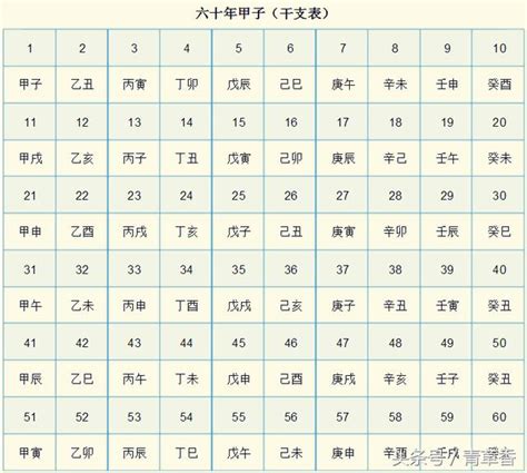 天干地支 五行屬性|《天干地支》對照表及運用方法